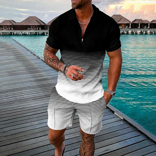 Camisa Fade e Shorts - Conjunto