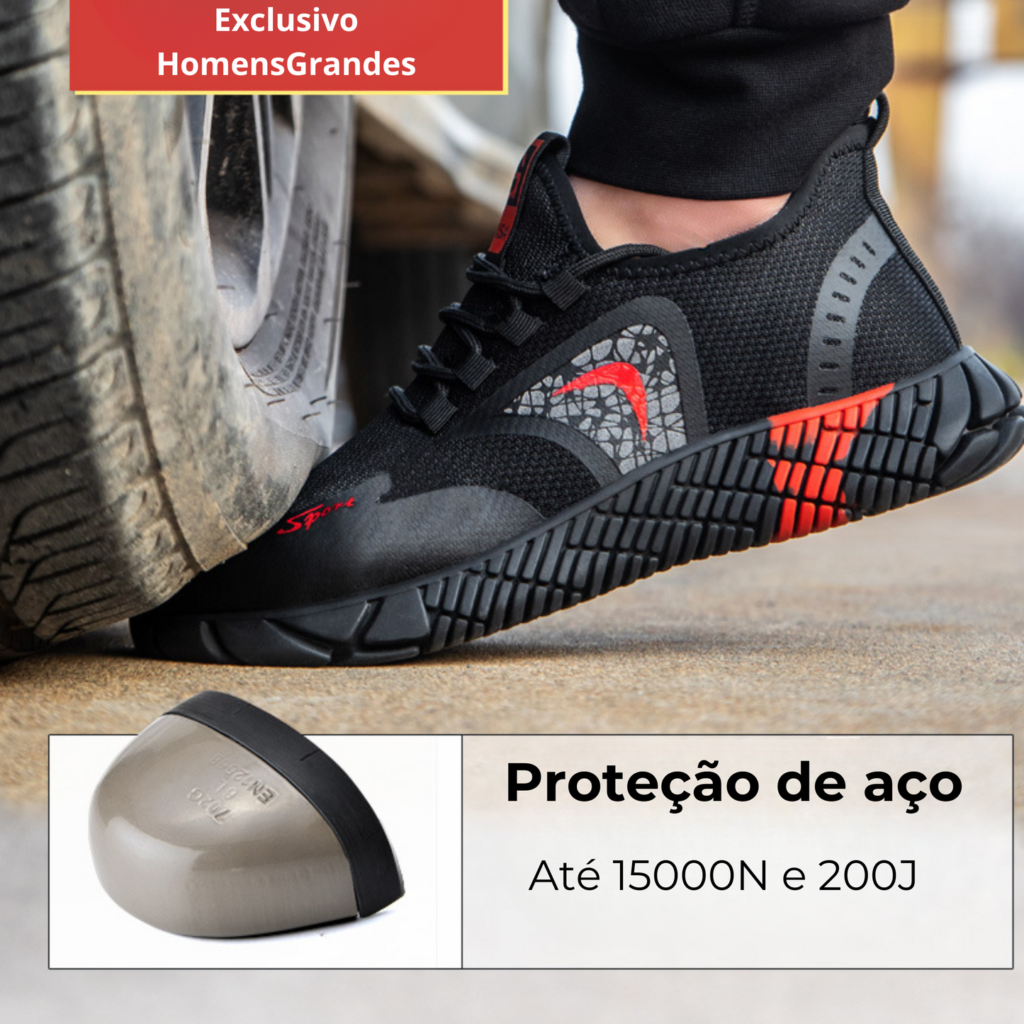 Calçados Super-resistentes Safety Shoes HG