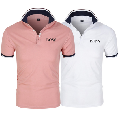 [Mês dos Pais]  2 Camisas BOSS + Kit de acessórios GOLD ( Grátis )