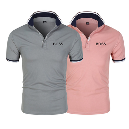 [Mês dos Pais]  2 Camisas BOSS + Kit de acessórios GOLD ( Grátis )