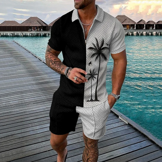 Camisa DarkPalm e Shorts - Conjunto