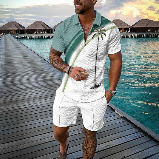 Camisa PalmTree e Shorts - Conjunto