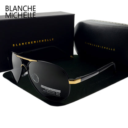 High Quality Pilot Style Sunglasses UV400 BLANCHE MICHELLE