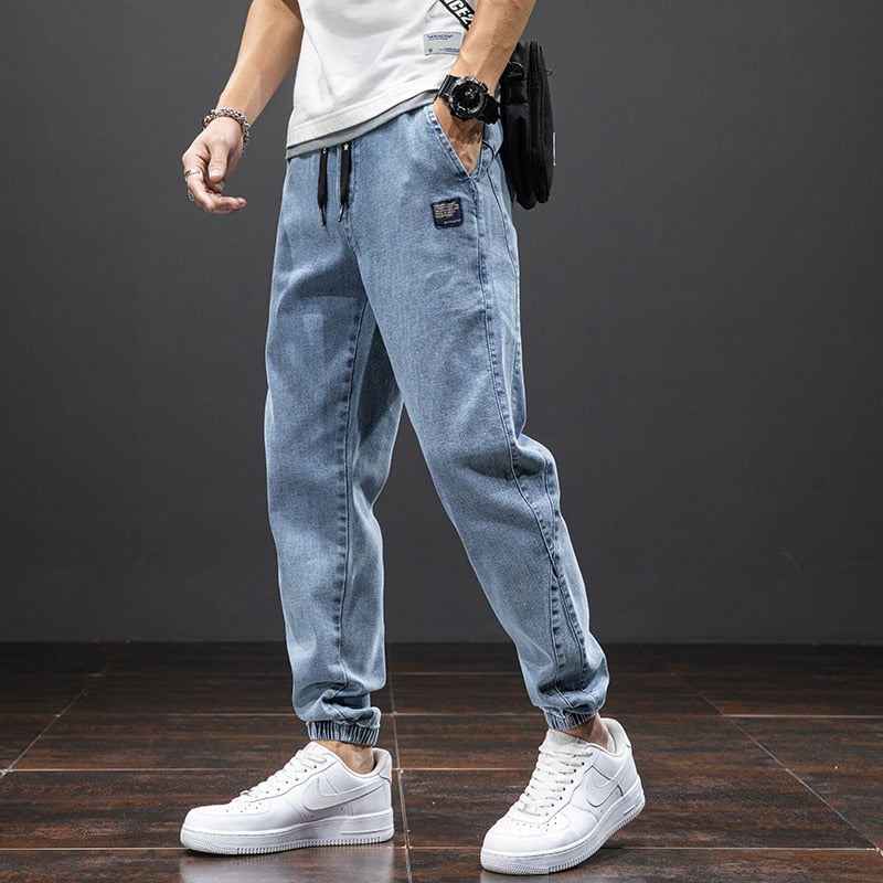 Streetwear Jogger Plus Size Cargo Jeans