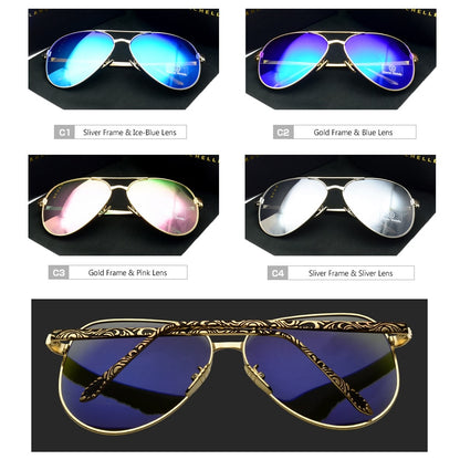 Pilot Polarized UV400 Vintage Sunglasses