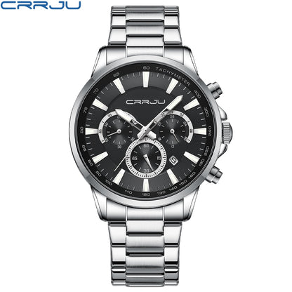 CRRJU Top Brand Luxury Waterproof Watch.