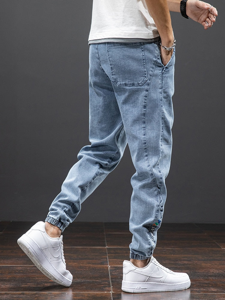 Streetwear Jogger Plus Size Cargo Jeans