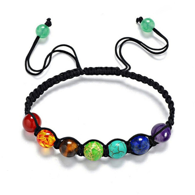 Bracelet 7 Natural Reiki Healing Chakra Stones