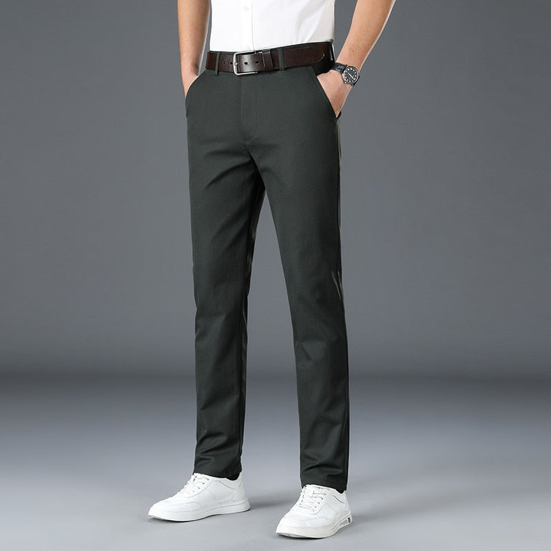 Men's Long Pants Spring Summer Fashion Business