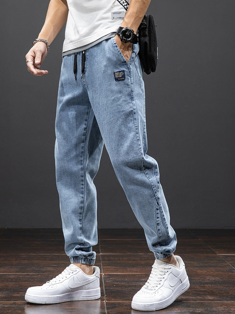 Streetwear Jogger Plus Size Cargo Jeans