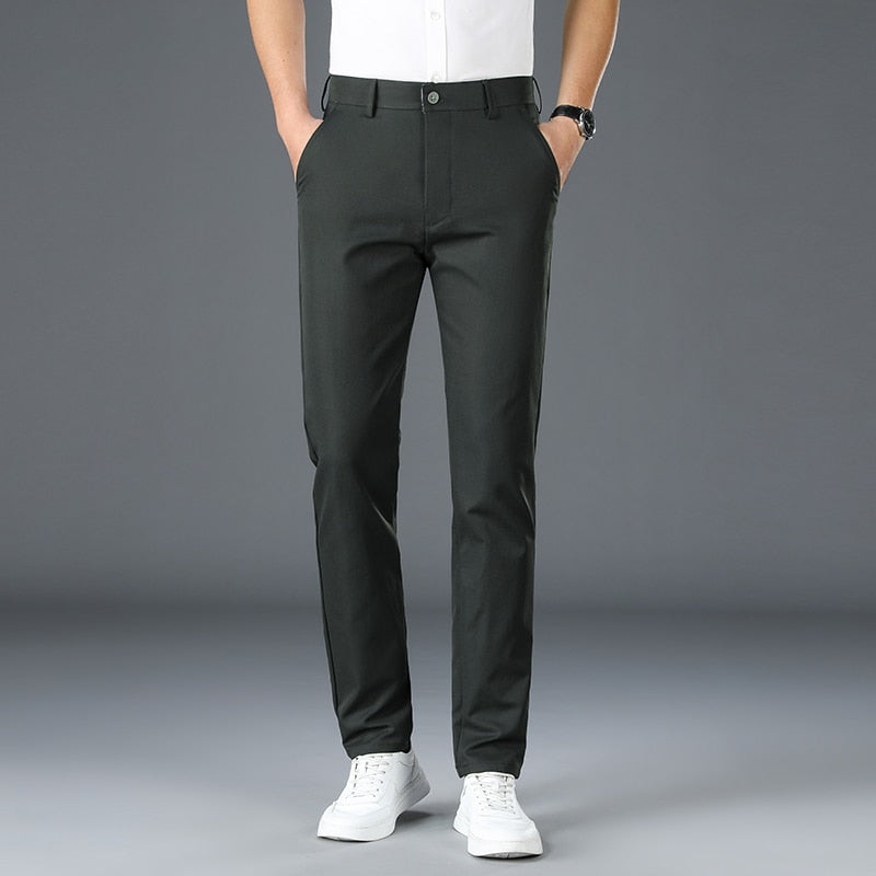 Men's Long Pants Spring Summer Fashion Business