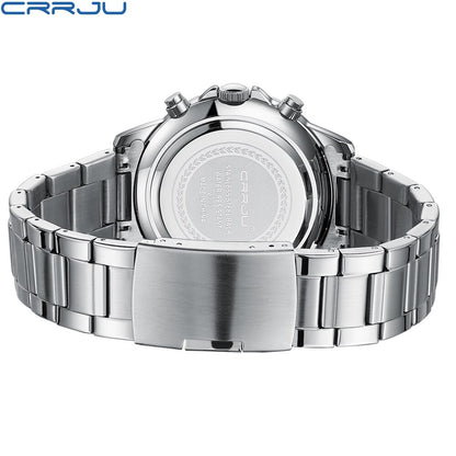 CRRJU Top Brand Luxury Waterproof Watch.