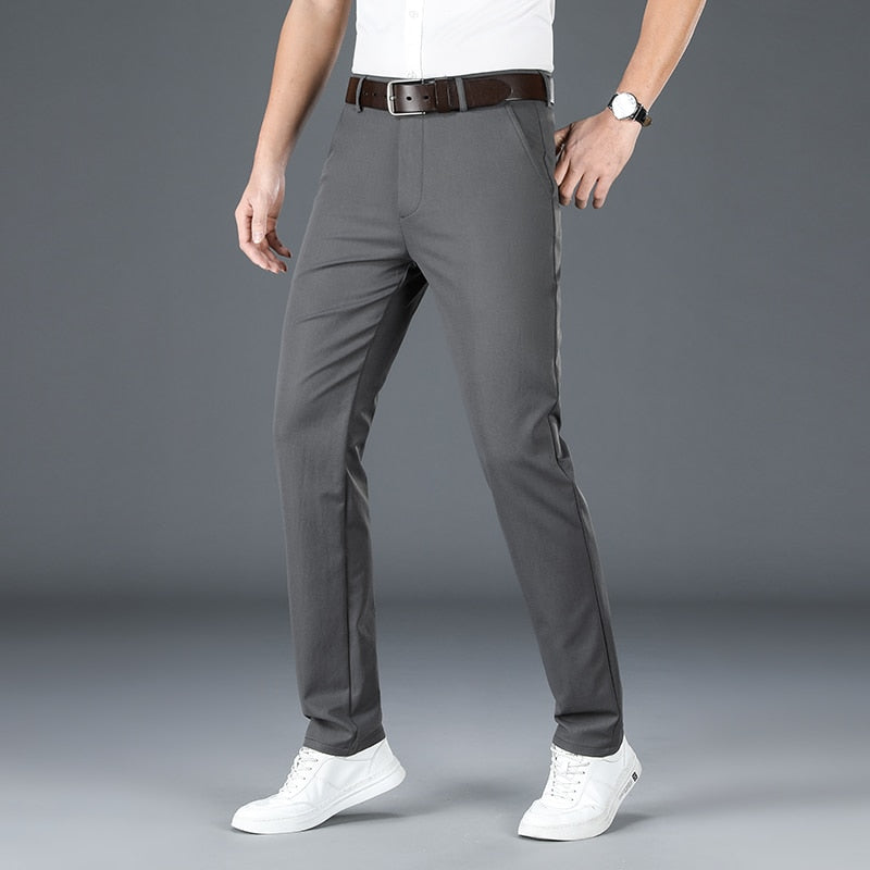 Men's Long Pants Spring Summer Fashion Business