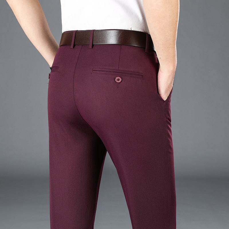 Men's Long Pants Spring Summer Fashion Business