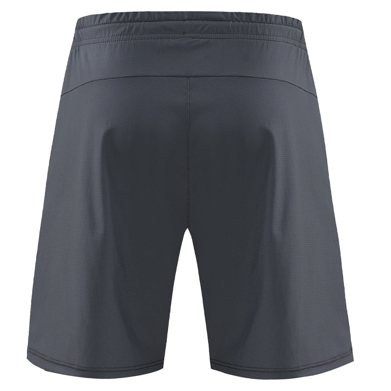 Shorts de Corrida Quick Dry com Zipper e Bolsos