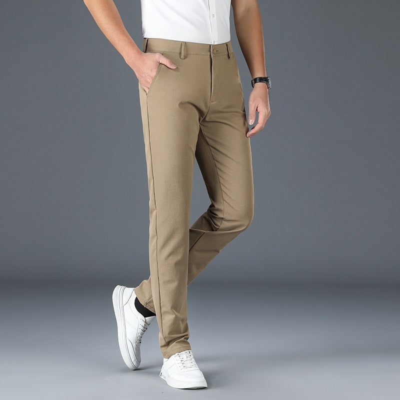 Men's Long Pants Spring Summer Fashion Business