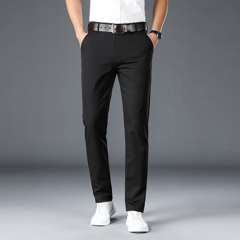 Men's Long Pants Spring Summer Fashion Business