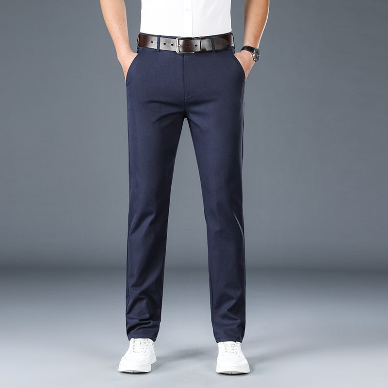 Men's Long Pants Spring Summer Fashion Business